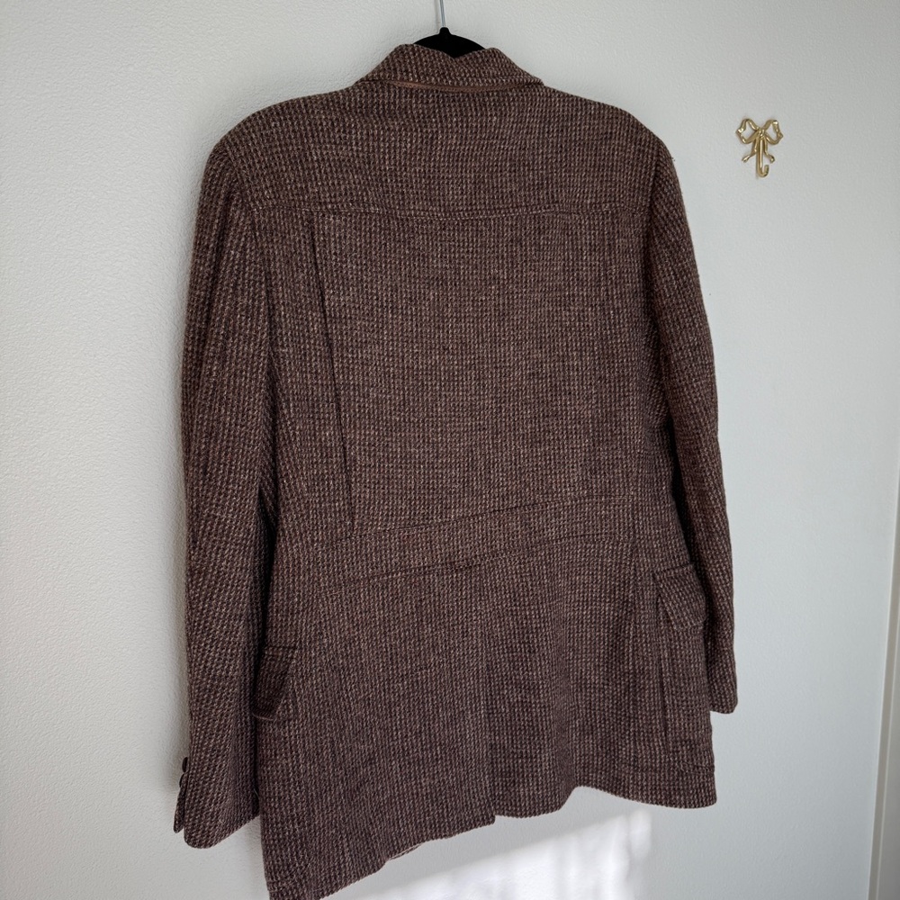 Pendleton Brown Wool Tweed Blazer - image 7